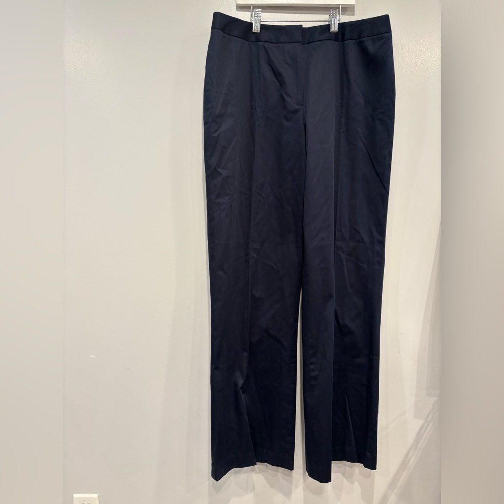 Lafayette 148  New York Navy Blue Dress Pants NWT Size 12